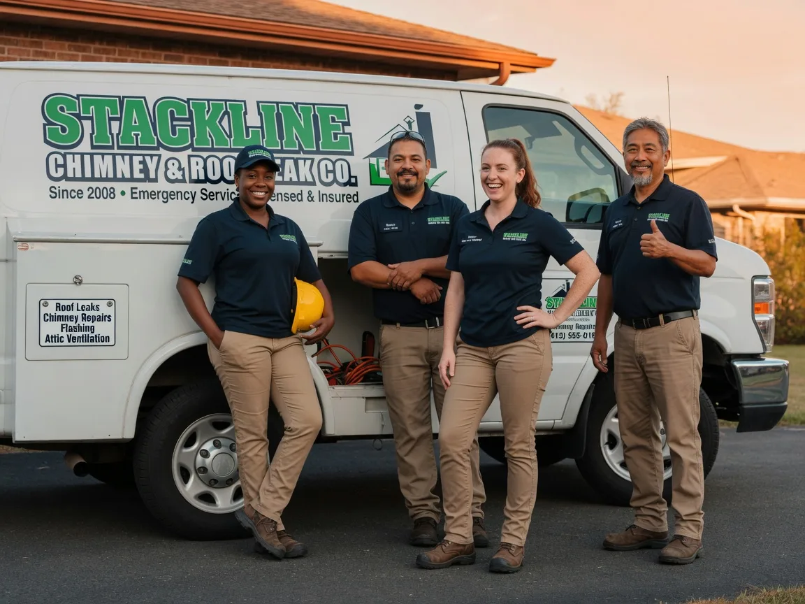 Chimney flashing repair company in Evans, CO